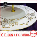 P&T ceramics factory,high quality cake stands, wedding cake stands, golden pattern plates